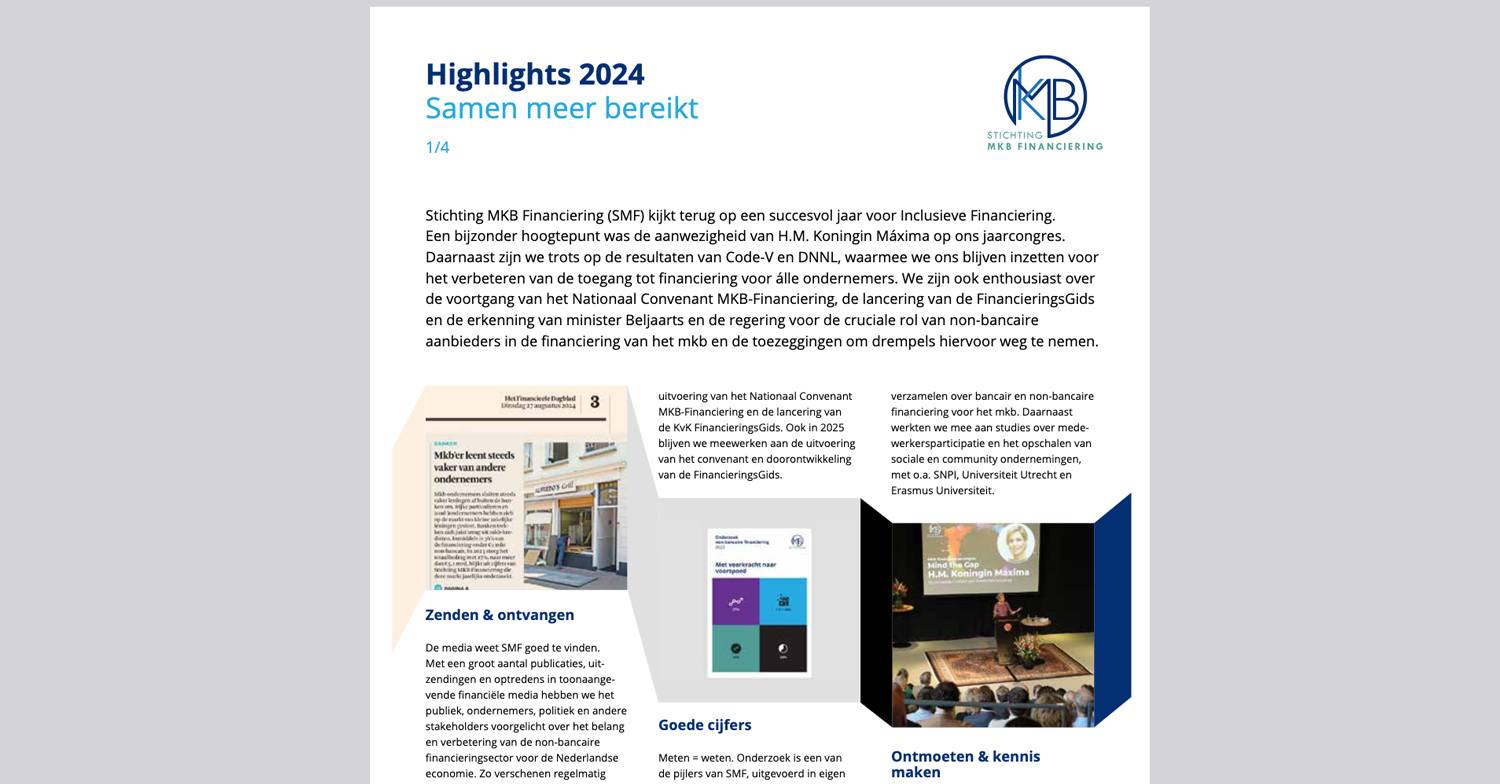 Samen meer bereikt, SMF highlights 2024